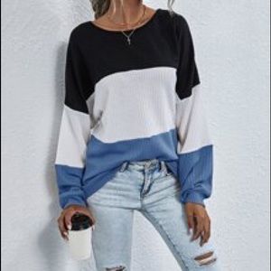 Colorblock Crew Neck Tee